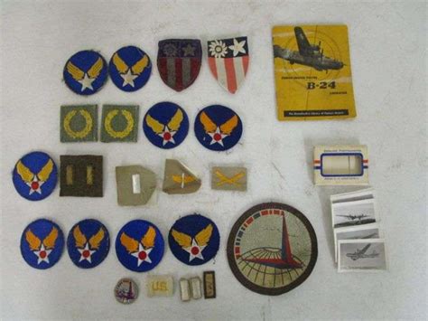 Military Patches B 24 Booklet B 29 Photographs Oberman Auctions