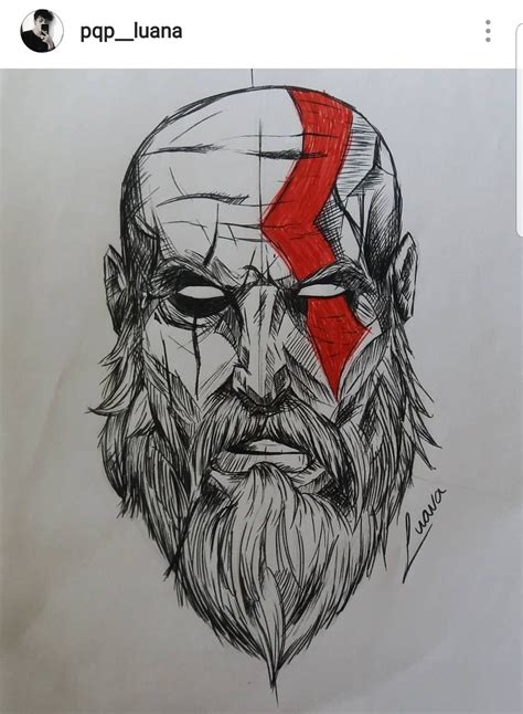 Agregar 89 Kratos Dibujo A Lapiz Facil Muy Caliente Vn