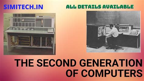 Second Generation Computer1956 1963 Youtube