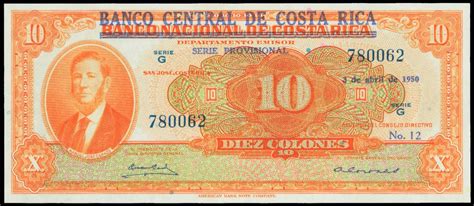 Thus, the bank continued issuing provincial currency in puerto rico, but was renamed el banco de puerto rico or bank of puerto rico. Costa Rica 10 Colones banknote 1950|World Banknotes & Coins Pictures | Old Money, Foreign ...
