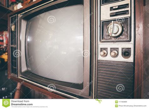 Vintage Classic Retro Television Stock Image Image Of Electrical