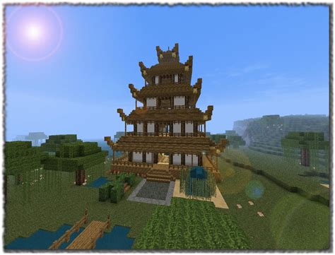 Japanese Templepagoda Minecraft Project