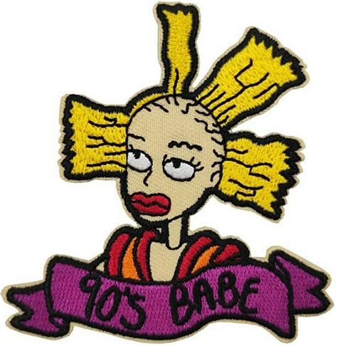 Rugrats Cartoon Cynthia Doll 90s Babe Embroidered 3 Tall