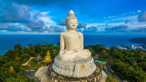 Großer Buddha Von Phuket Denkmal