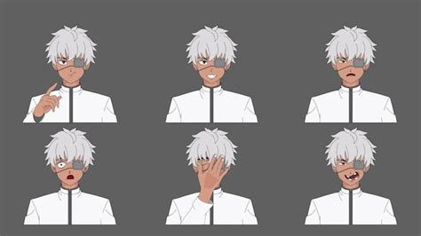 Premium Vector Vector Anime Characters With Different Emotions