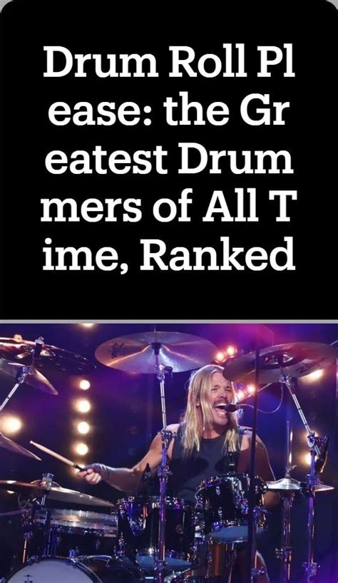 Drum Roll Please The Greatest Drummers Of All Time Ranked Artofit