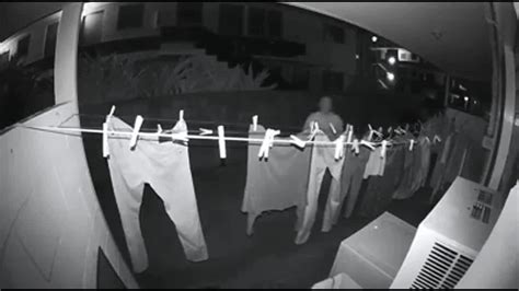 Underwear Thief Caught On Camera Youtube