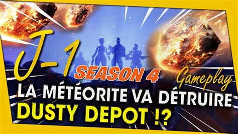 J 1 Avant La MÉtÉorite Sur Dusty Depot Fortnite Battle Royale Youtube