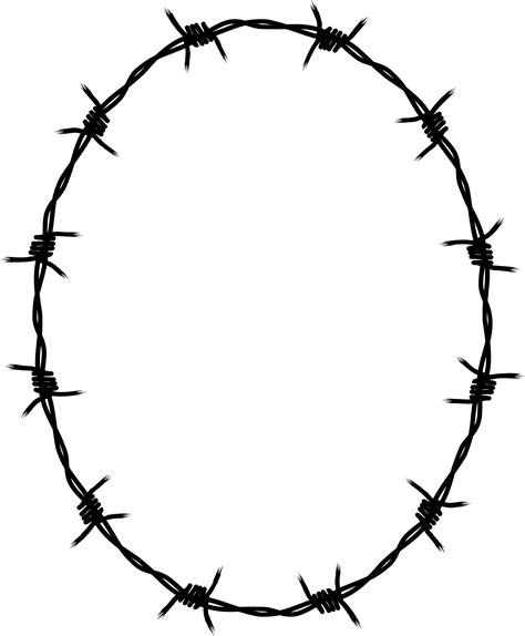 Barbed Wire Vector Png Free Logo Image