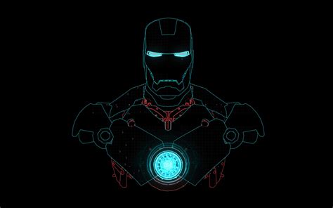 Iron Man True Black 2560×1600 Ramoledbackgrounds