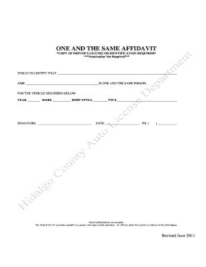 Affidavit Of Fact Texas Fill And Sign Printable Template