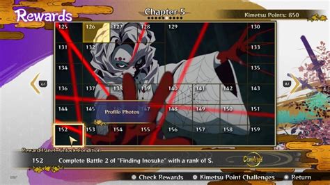Demon Slayer Hinokami Chronicles Chapter 5 Reward Panel Guide Pro