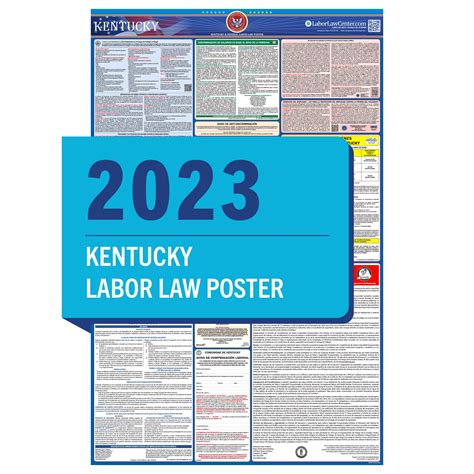 2023 Kentucky Labor Law Poster State Federal Osha In One Single