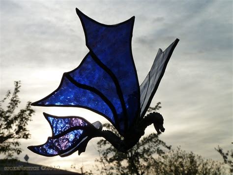 Stained Glass Dragon Suncatcher Guardians Game Of Thrones Etsy