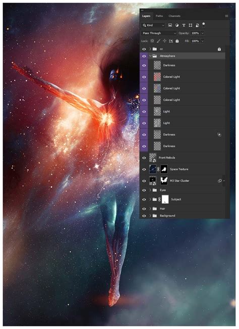 Cómo Crear Un Efecto Fotográfico De Galaxia Viviente En Adobe Photoshop