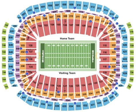 Nrg Stadium Tickets In Houston Texas Nrg Stadium Seating Charts