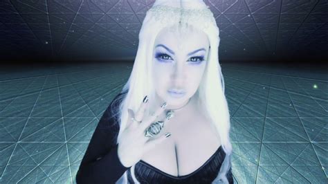 Goddess Zenova Working On A Sexy Alien Mind Control Video Right