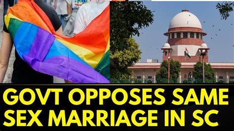 same sex marriage supreme court centre files counter affidavit on same sex marriage in sc