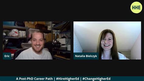 Hhe S01e12 A Post Phd Career Path An Interview With Author Natalia