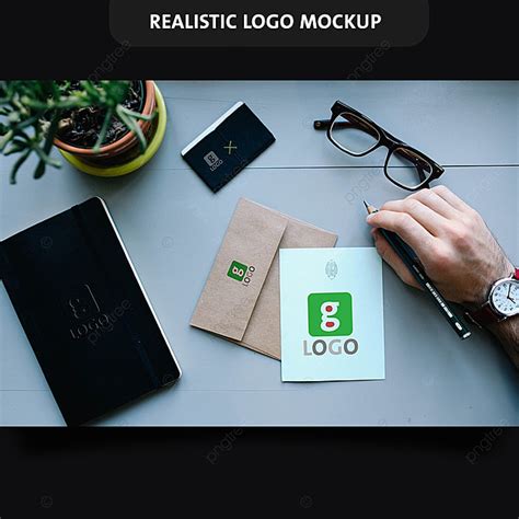 Modern Corporate Logo Mockup Template Download On Pngtree