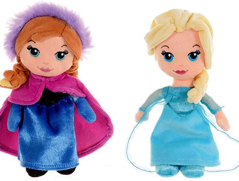 Posh Paws Disney Frozen Elsa Soft Toy Pack Of 2 Uk Toys