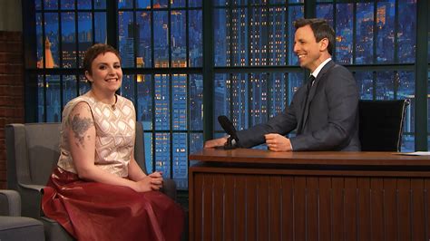 Watch Late Night With Seth Meyers Interview Lena Dunham Talks Guest Starring On Scandal