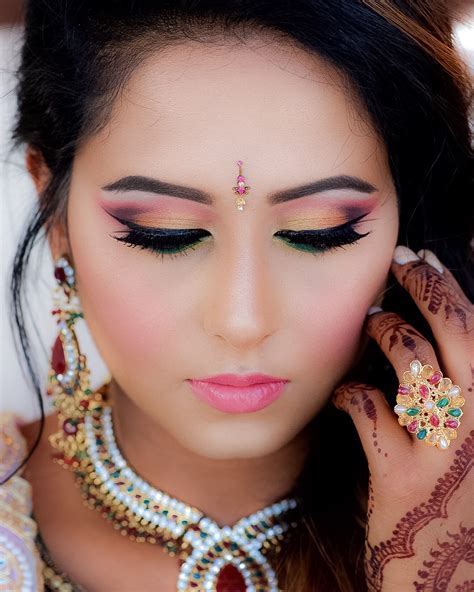 Dyf Inspired Exotic Sunset Eyes Makeup Look Indian Bridal Makeup Boston