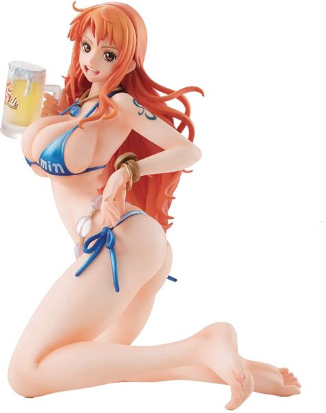 megahouse onepiece portrait of pirates bathing beauties nami limited edition version pvc figure