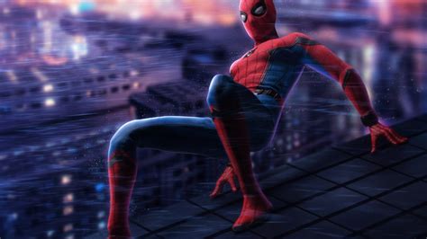 1366x768 Spiderman On The Wall 5k 1366x768 Resolution Hd 4k Wallpapers