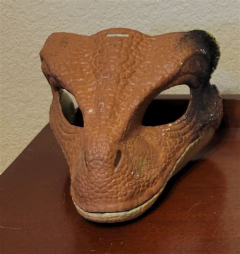 Jurassic World Velociraptor Mask With Opening Jaw Etsy UK