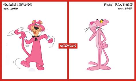 Smoking Cool Cat Snagglepuss Versus Pink Panther