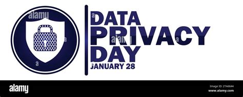 Data Privacy Day January 28 Vector Illustration Suitable For