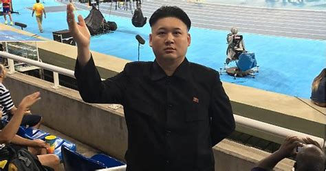 Kim Jong Un Appears At Olympic Games Waving North Korea Flag Album