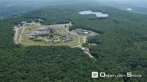 Overflightstock Fci Otisville Federal Prison Aerial Stock Footage