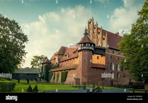 Medieval Teutonic Castle In Malbork Poland Stock Photo Alamy