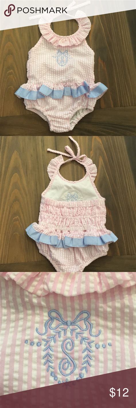 Smocked “s” Swimsuit Smocking Cecil And Lou Swimsuits