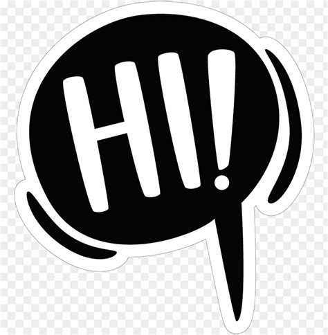 Free Download Hd Png Collection Expressions Hi Hi Sticker Png