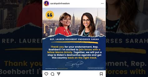Sarah Palin Misspells Boebert On Endorsement Thanks National Zero