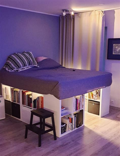 10 Ikea Shelf Bed Hack Decoomo