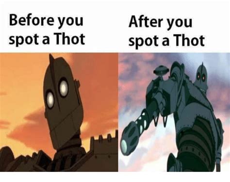 Before You Spot A Thot After You Spot A Thot Meme On Meme