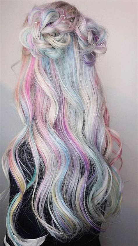 However, ford said those with very curly hair might want to err on the side of caution before trying to go too blond, as overbleaching could affect the curl pattern and lead to more dryness. 𝓢𝓮𝓿𝓲𝓮 𝓚𝓷𝓸𝔀𝓵𝓽𝓸𝓷 ♛ | Pastel rainbow hair, Rainbow hair color ...