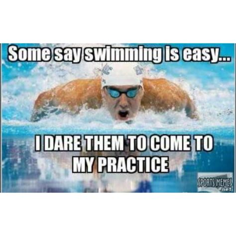 I Find It Funny When People Say Swimming Is The Easiest Sport Or Its