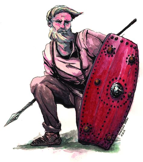 Reconstruction Of The Outer Appearance Of The Przeworsk Culture Warrior