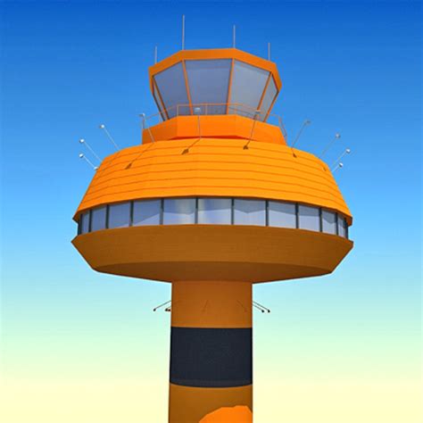 3d Model Airport Control Tower