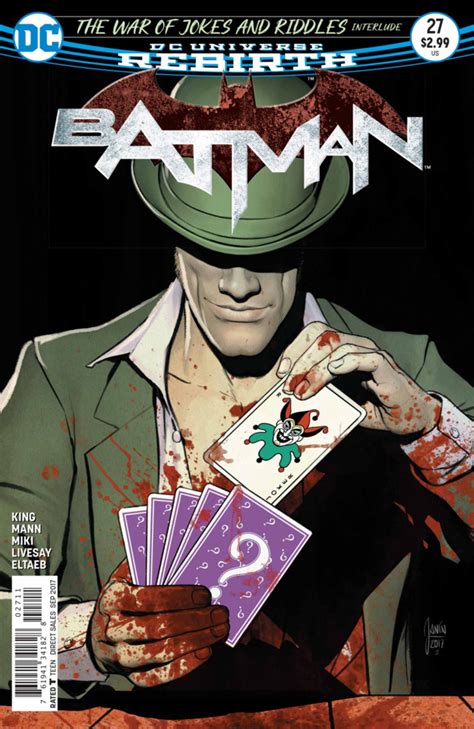 Have you ever heard or come across such types of good war of jokes and riddles jokes that have actually made you think in a lot of perspectives? Batman #27 - The War of Jokes & Riddles Interlude: The Ballad of Kite Man Part 1 (Issue)