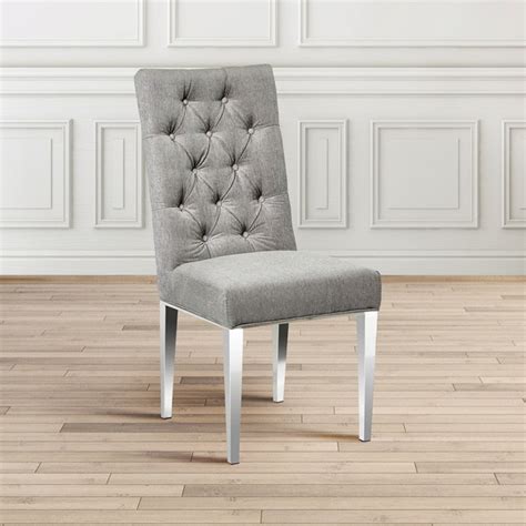 Get 5% in rewards with club o! Shop Tufted Gray Upholstered Parsons Dining Room Chair Set ...