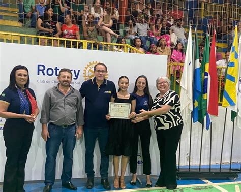 Aluno Nota Rotary Club Entregou Certificados Projeto Objetiva