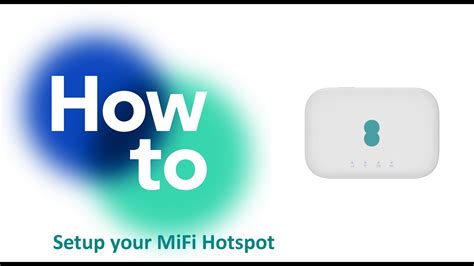 How To Setup Your Mifi Hotspot Youtube