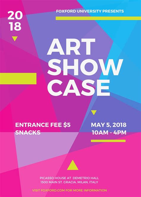 Art Event Flyer Templates By Canva