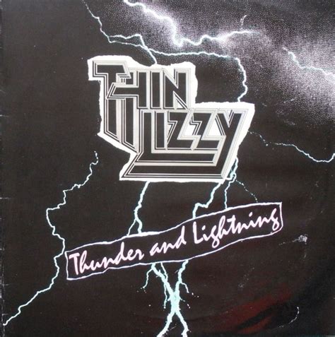 Thin Lizzy Thunder And Lightning 1983 Custom Gatefold Sleeve Vinyl